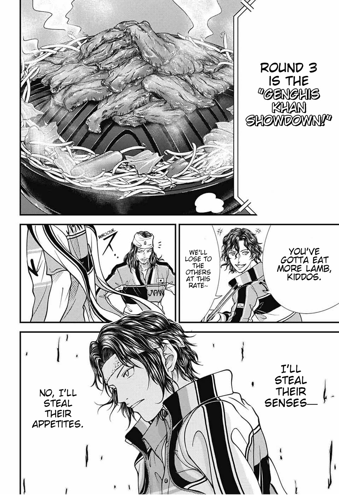 New Prince of Tennis Chapter 354 page 4 - Chapter 354: The Competitive Eating Champions Appear