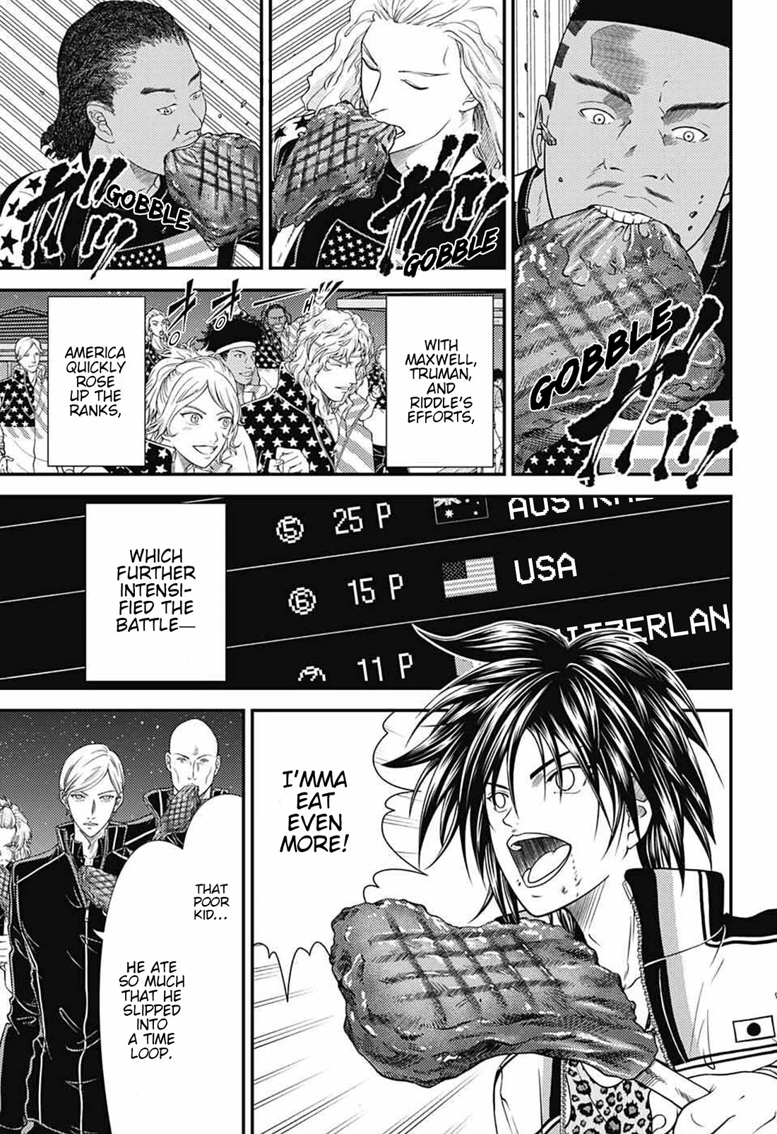 New Prince of Tennis Chapter 355 page 1 - Chapter 355: Dragon Galbi ~ Sealed Emblem