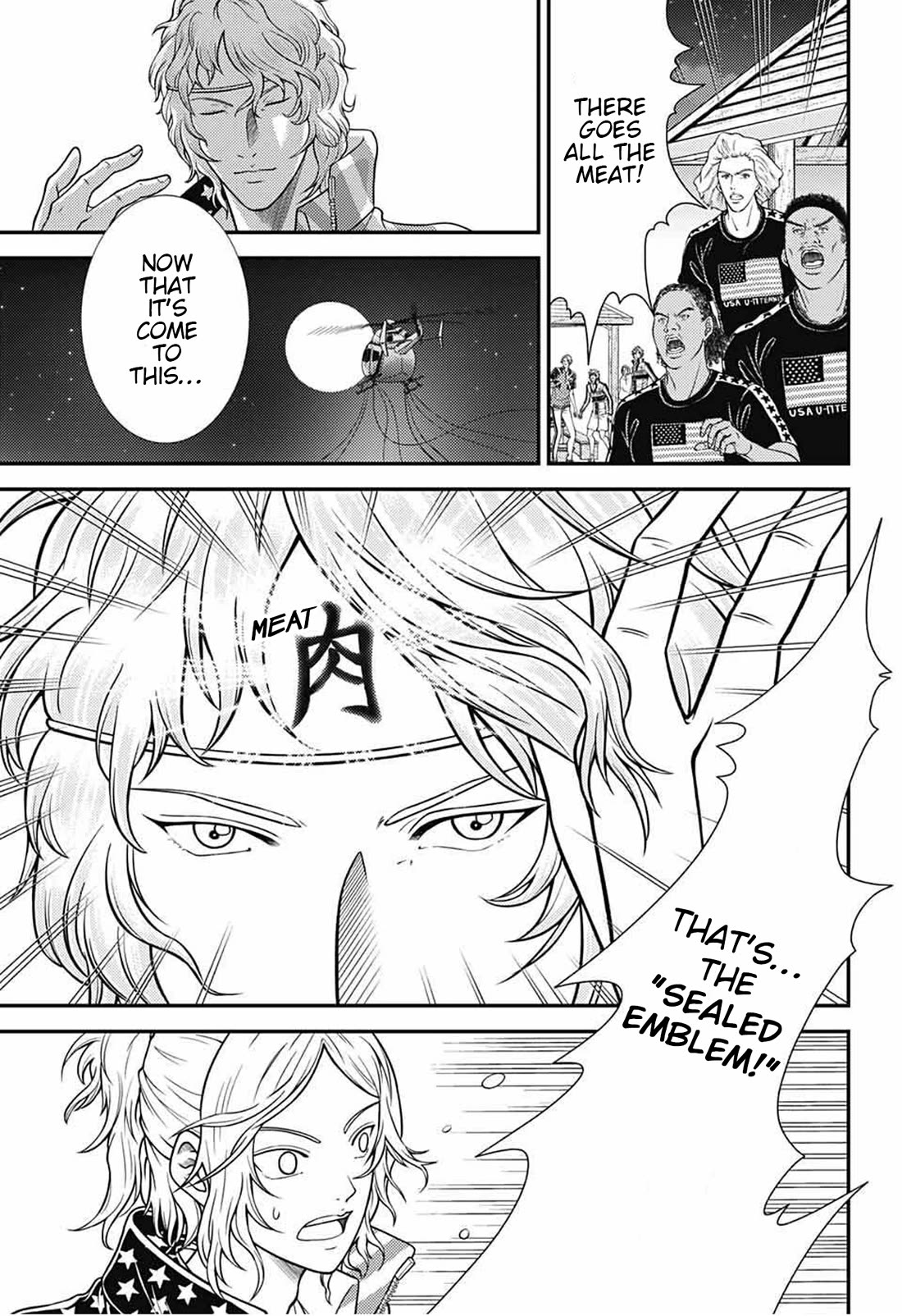 New Prince of Tennis Chapter 355 page 9 - Chapter 355: Dragon Galbi ~ Sealed Emblem