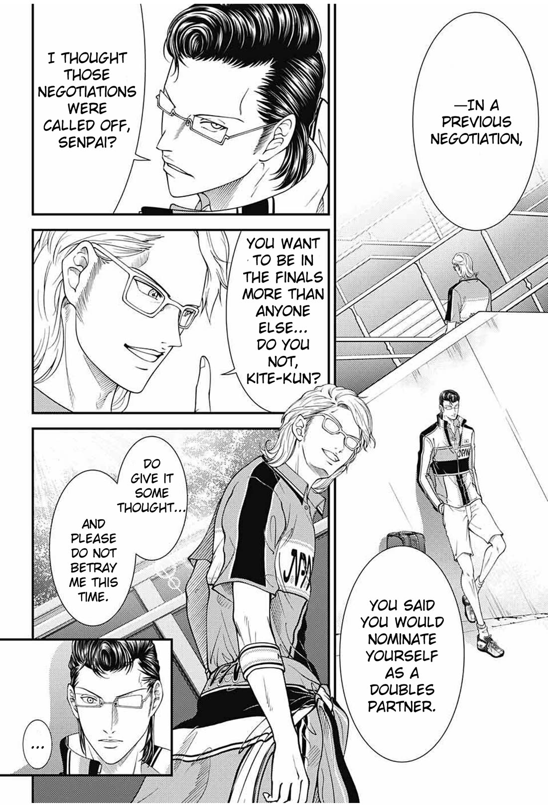 New Prince of Tennis Chapter 357 page 4 - Chapter 357: A Heartfelt Appeal