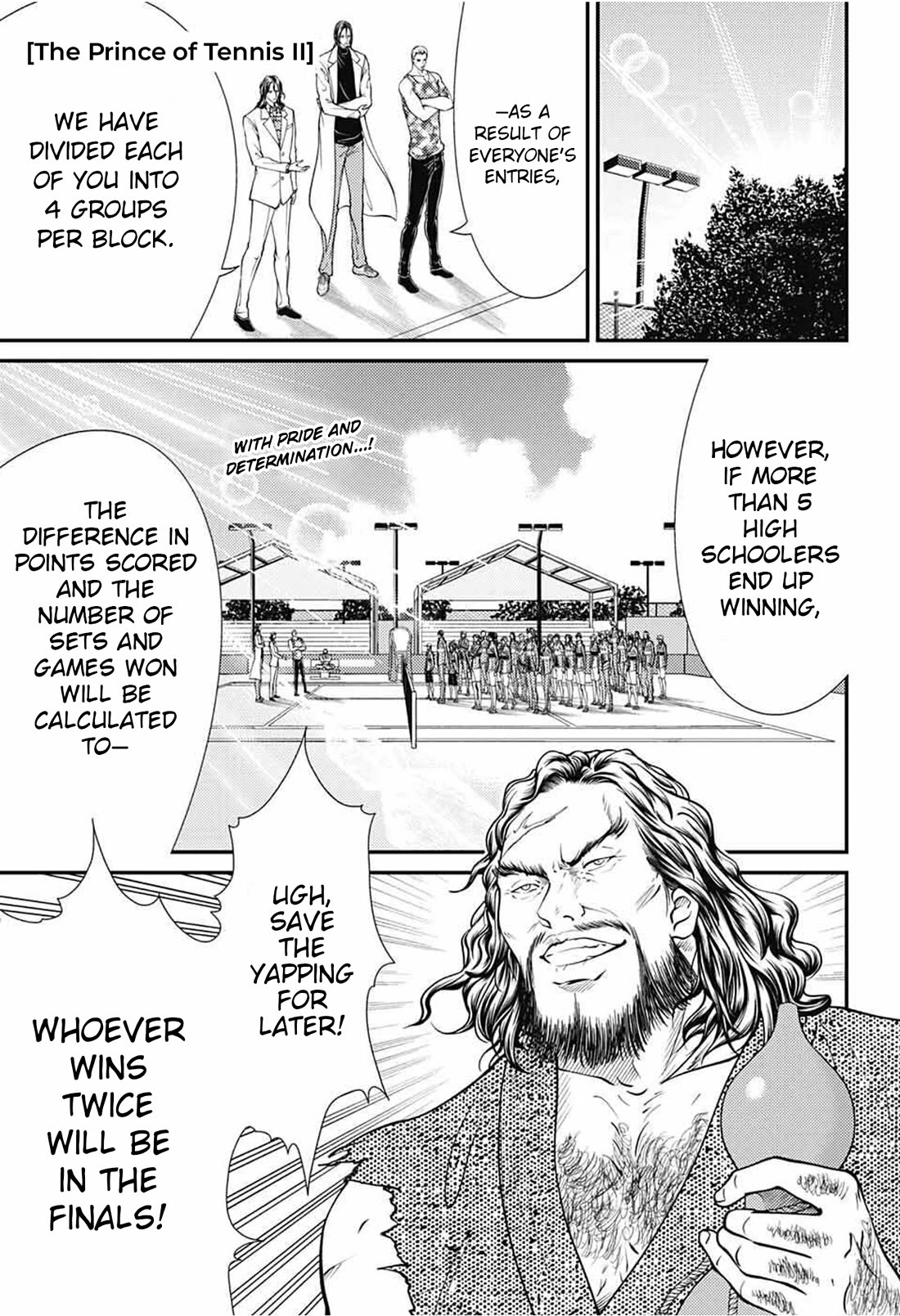 New Prince of Tennis Chapter 359 page 1 - Chapter 359: The national team selection matches for the finals begins!