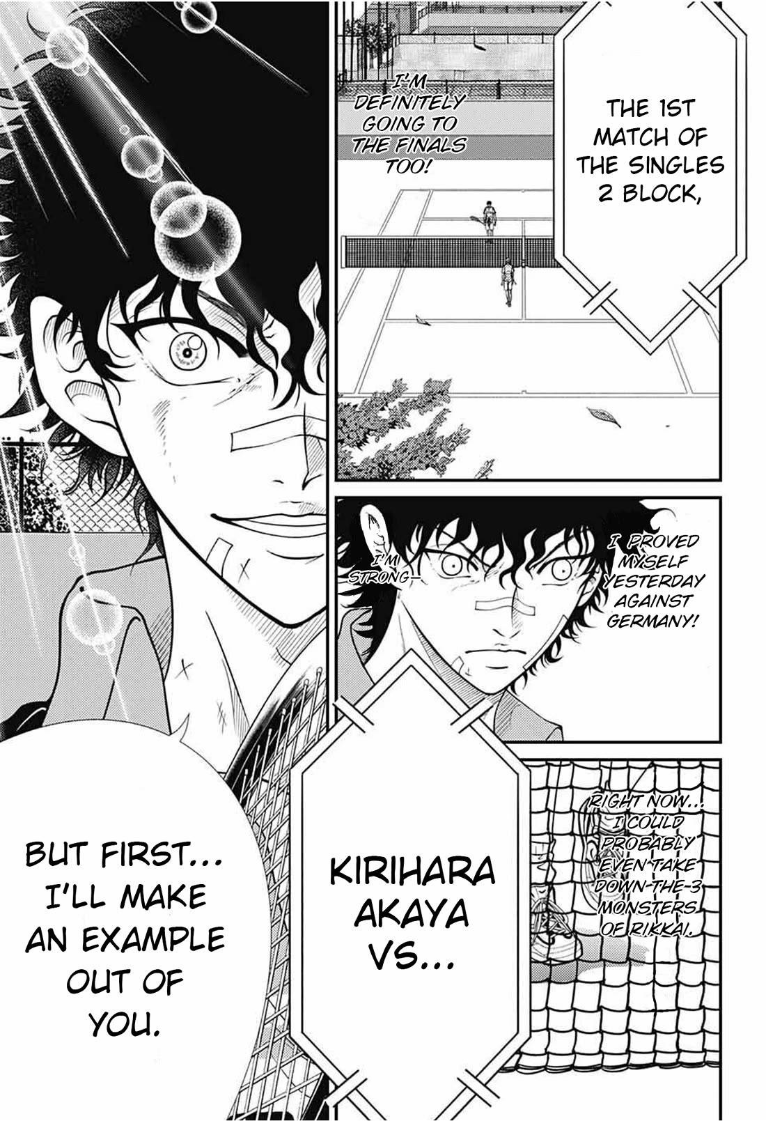 New Prince of Tennis Chapter 359 page 10 - Chapter 359: The national team selection matches for the finals begins!