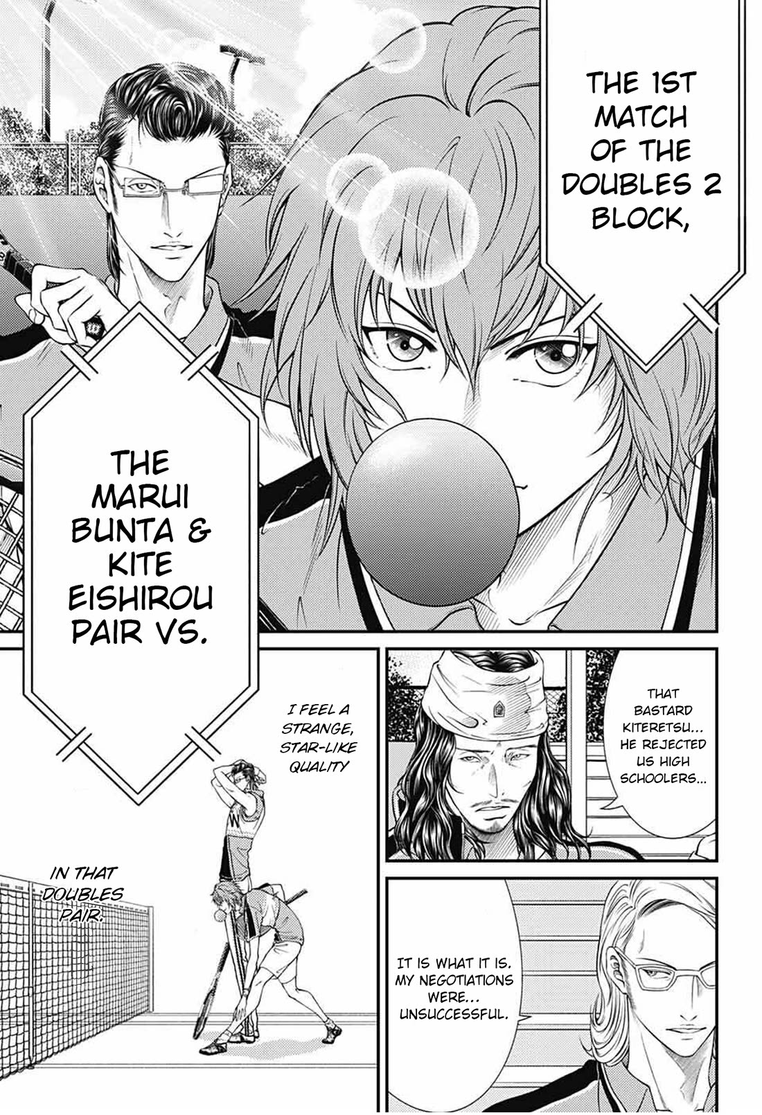 New Prince of Tennis Chapter 359 page 4 - Chapter 359: The national team selection matches for the finals begins!