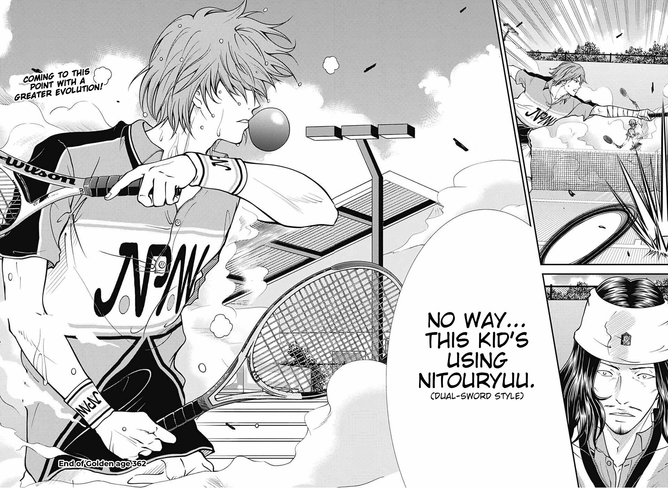 New Prince of Tennis Chapter 362 page 13 - Chapter 362: Hyoutei's Moon and Sun