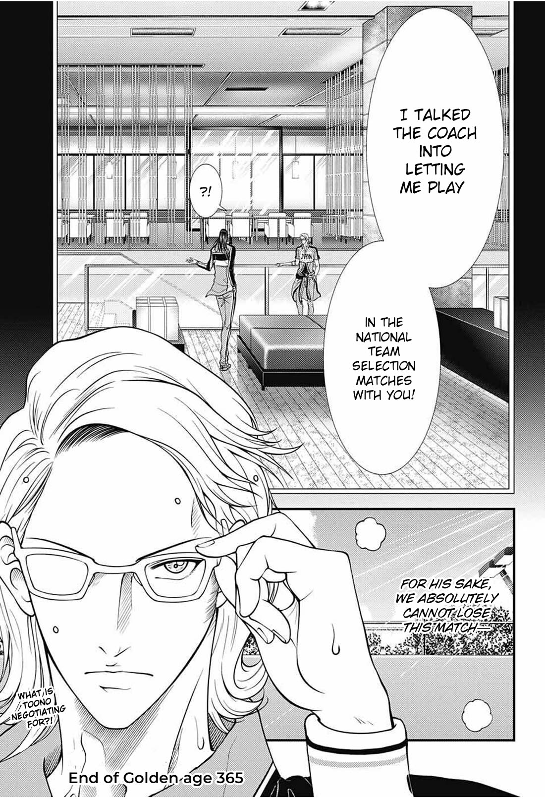 New Prince of Tennis Chapter 365 page 14 - Chapter 365: A fight we can't lose