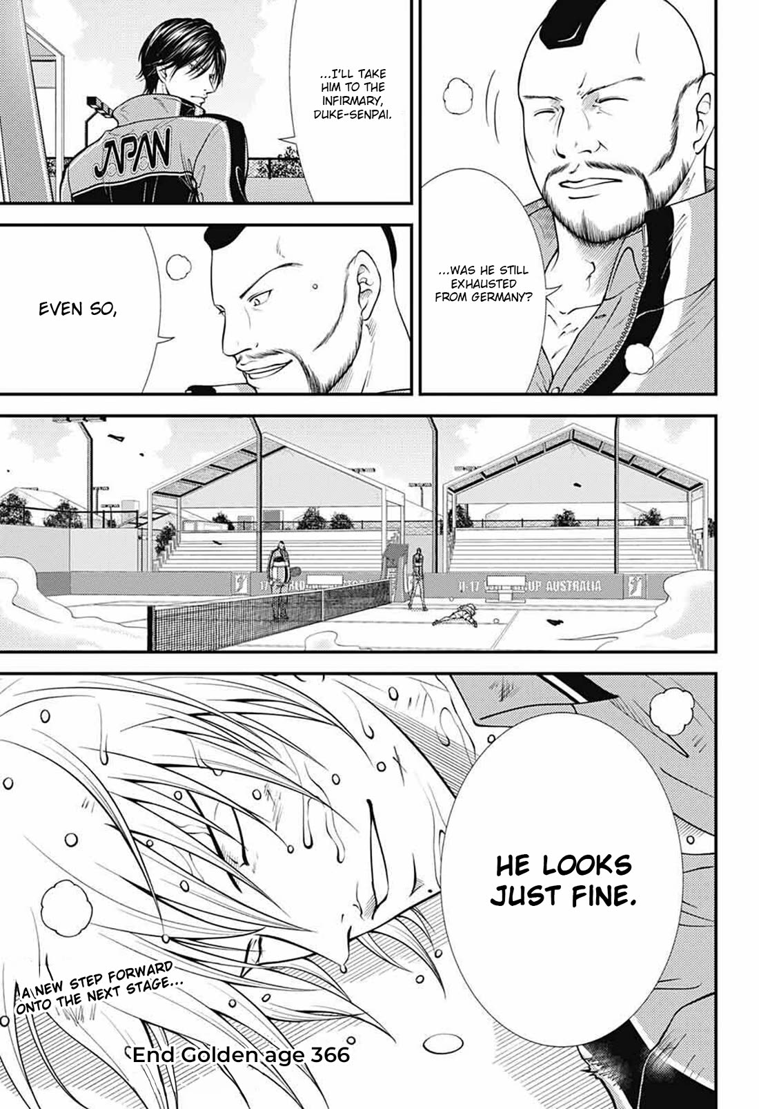 New Prince of Tennis Chapter 366 page 14 - Chapter 366: Deciding to play Doubles