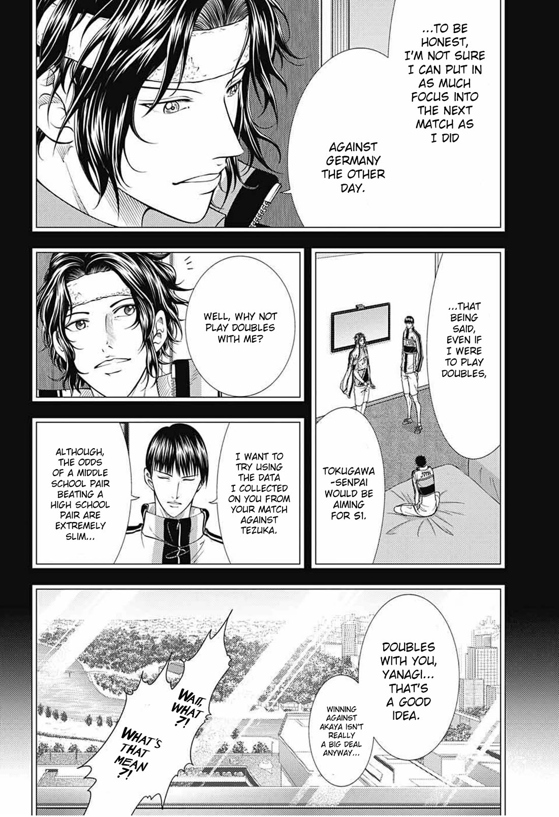 New Prince of Tennis Chapter 366 page 2 - Chapter 366: Deciding to play Doubles