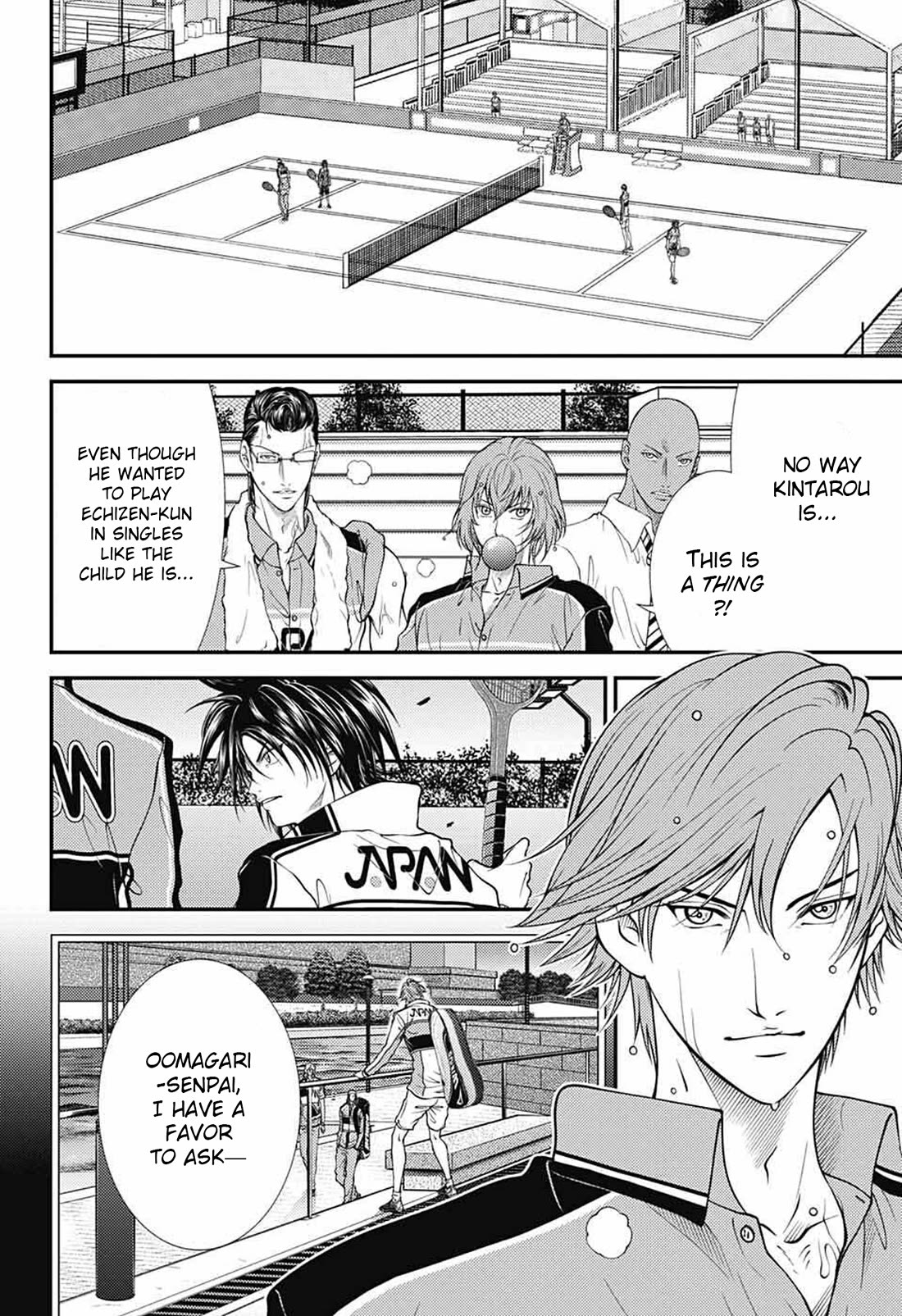 New Prince of Tennis Chapter 366 page 8 - Chapter 366: Deciding to play Doubles
