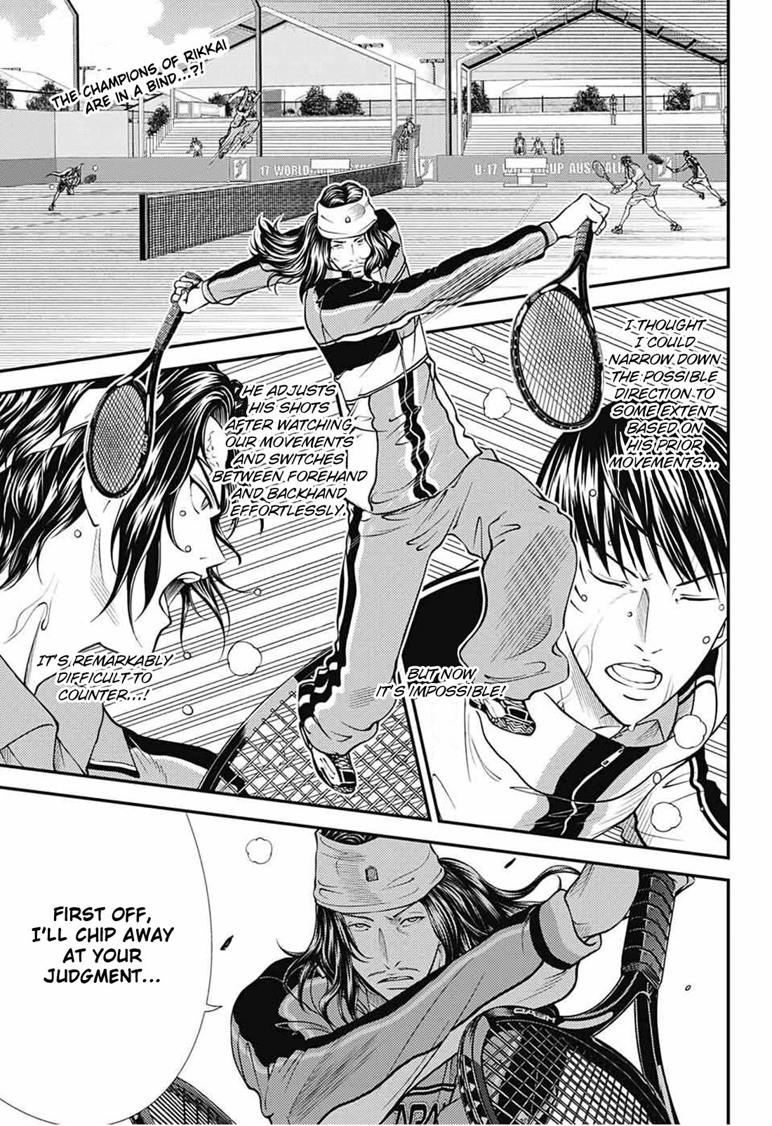 New Prince of Tennis Chapter 369 page 1 - Chapter 369: Tearing at the seams