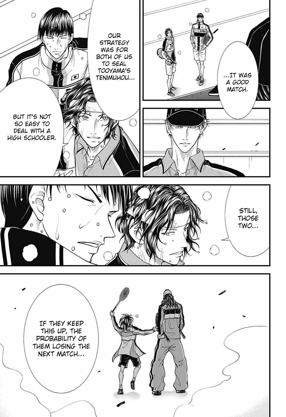 New Prince of Tennis Chapter 369 page 14 - Chapter 369: Tearing at the seams