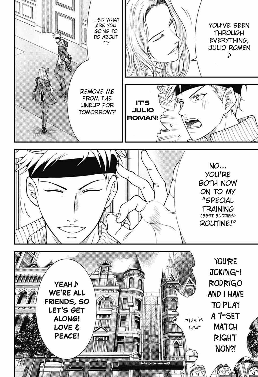 New Prince of Tennis Chapter 370 page 4 - Chapter 370: The Love & Peace Man