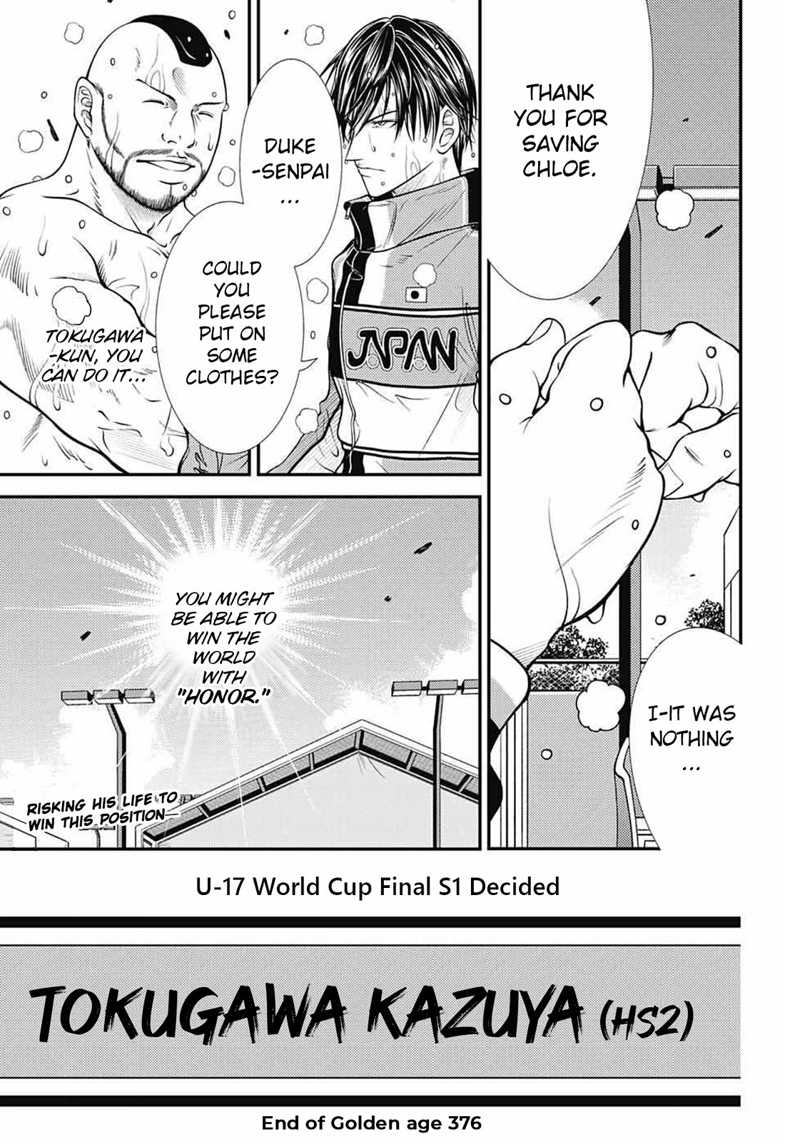 New Prince of Tennis Chapter 376 page 17 - Chapter 376: Asura Destroyed