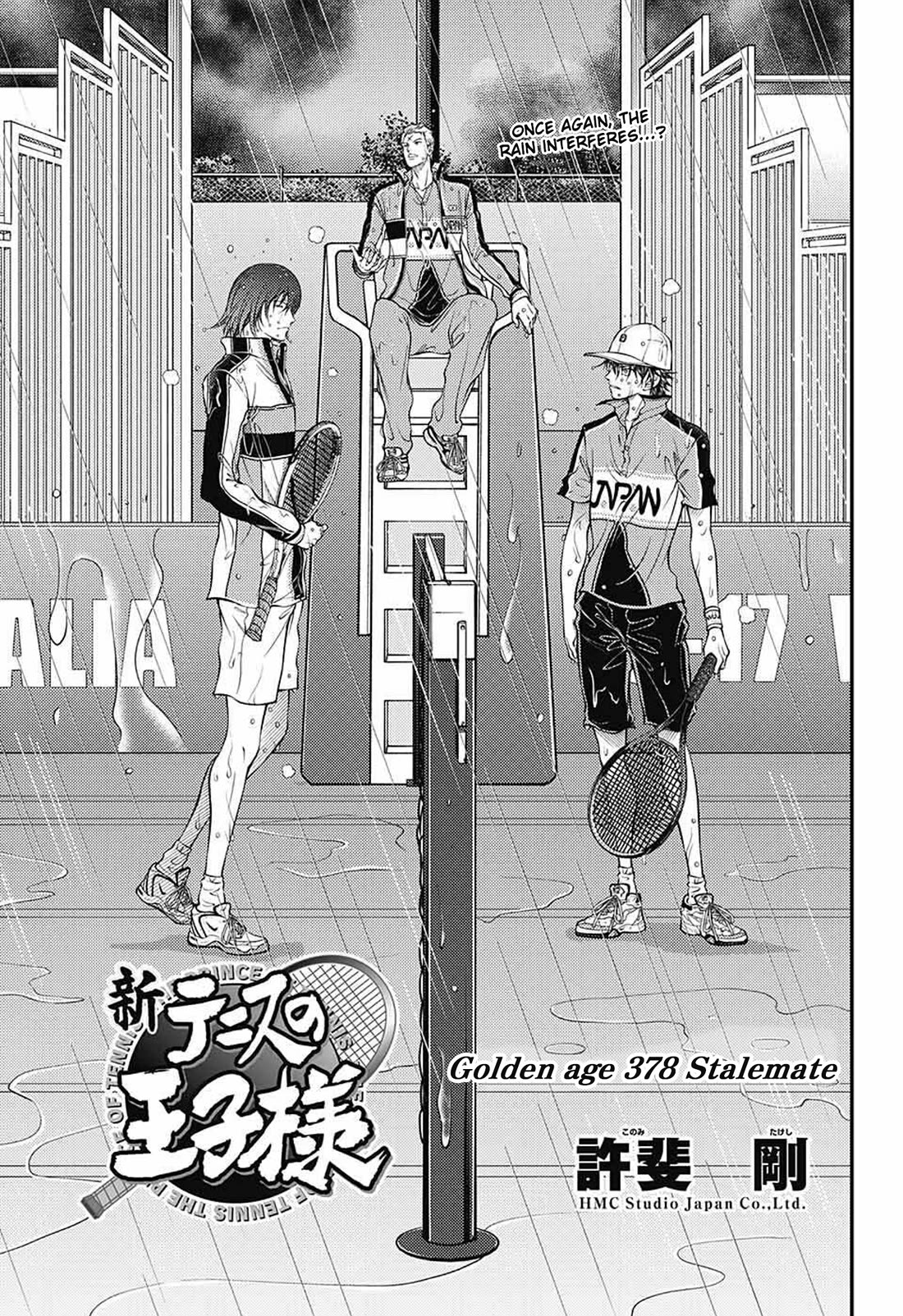 New Prince of Tennis Chapter 378 page 3 - Chapter 378: Stalemate