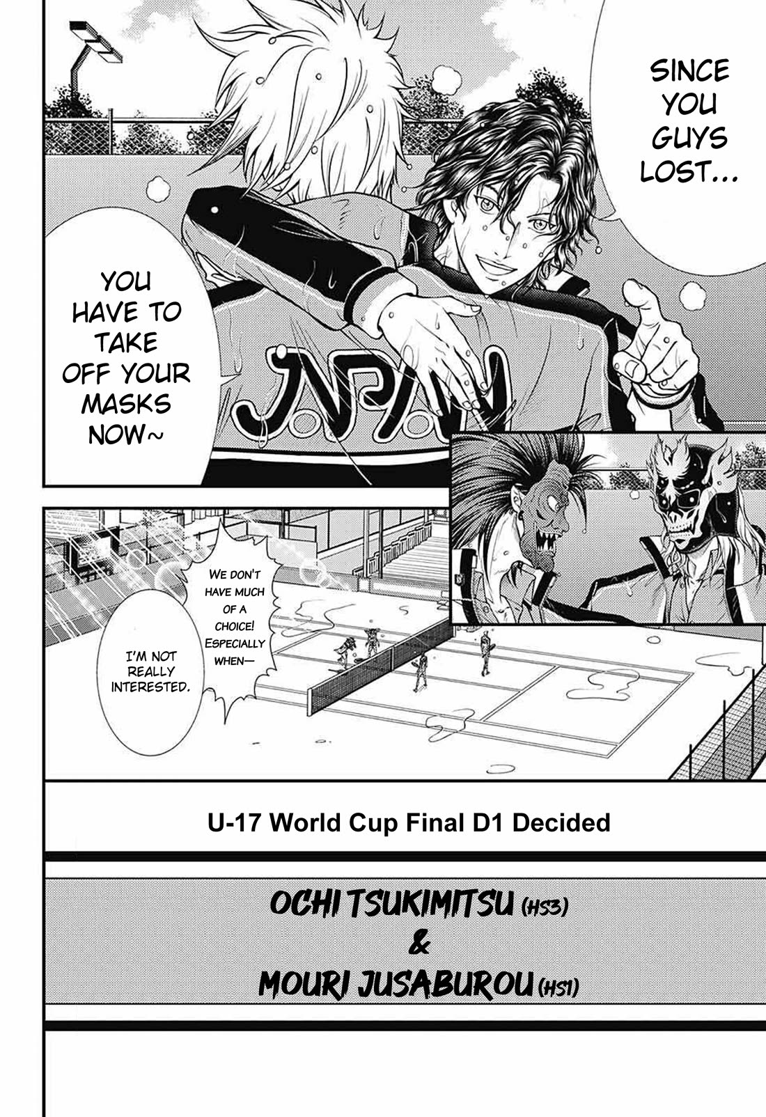 New Prince of Tennis Chapter 379 page 8 - Chapter 379: Feelings dancing in the wind