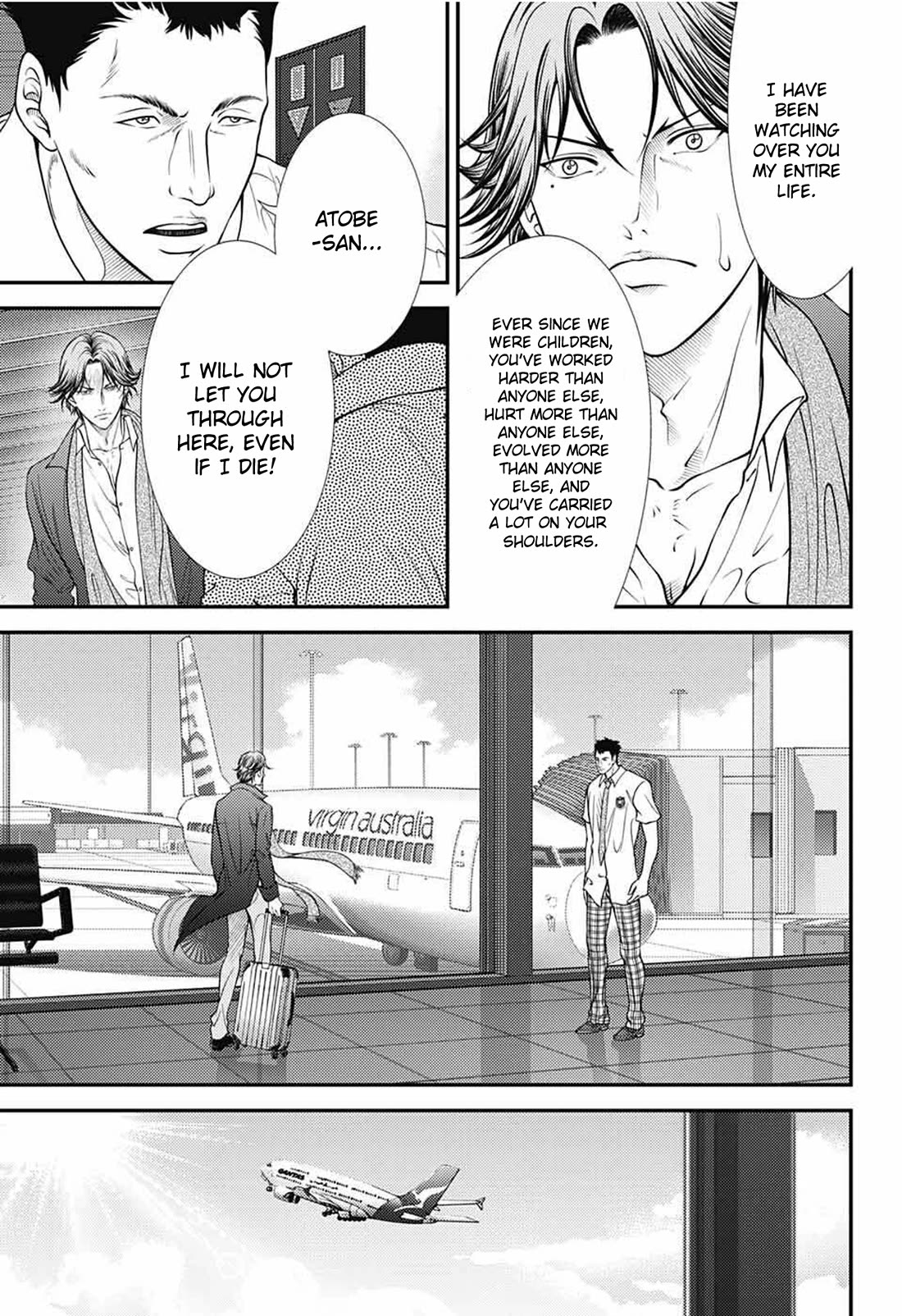 New Prince of Tennis Chapter 382 page 3 - Chapter 382: I will not let you through, even if I die!
