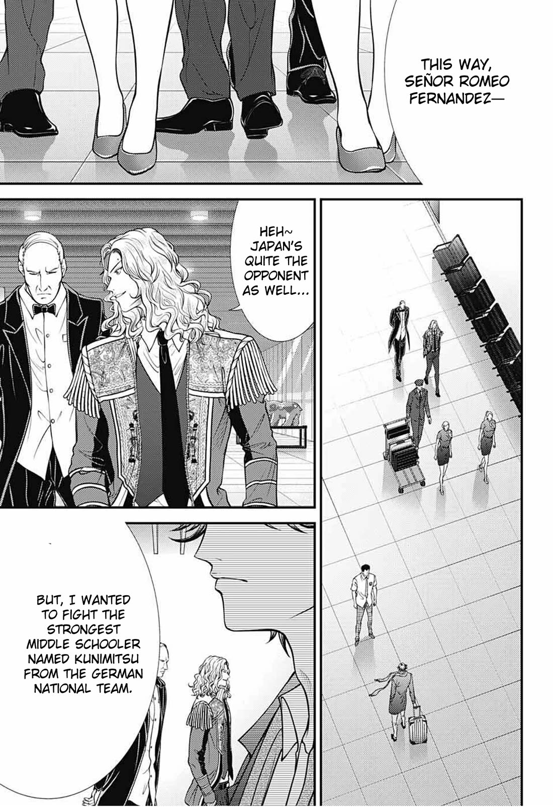 New Prince of Tennis Chapter 382 page 5 - Chapter 382: I will not let you through, even if I die!