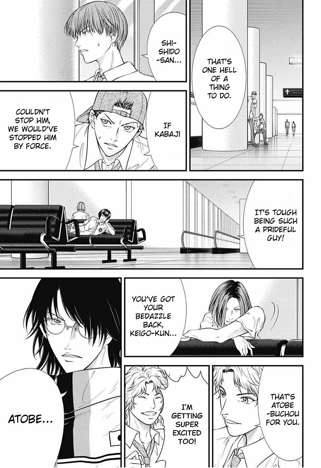 New Prince of Tennis Chapter 382 page 8 - Chapter 382: I will not let you through, even if I die!