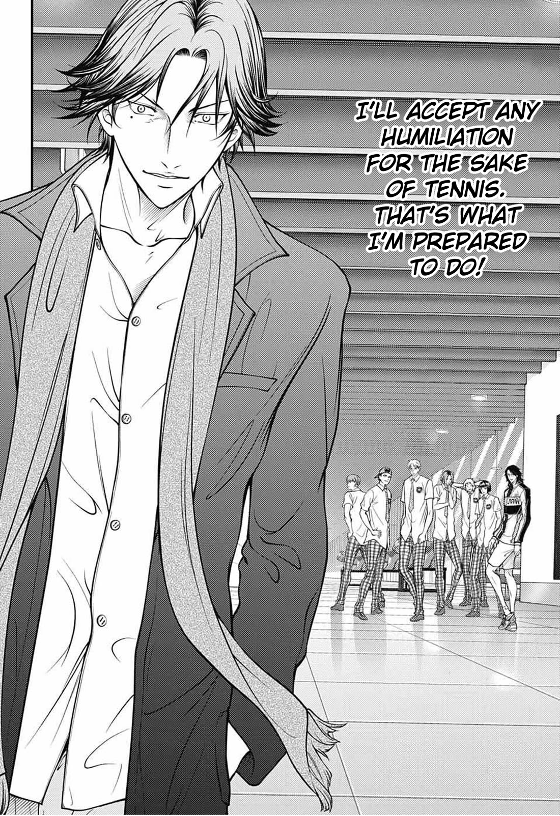 New Prince of Tennis Chapter 382 page 9 - Chapter 382: I will not let you through, even if I die!