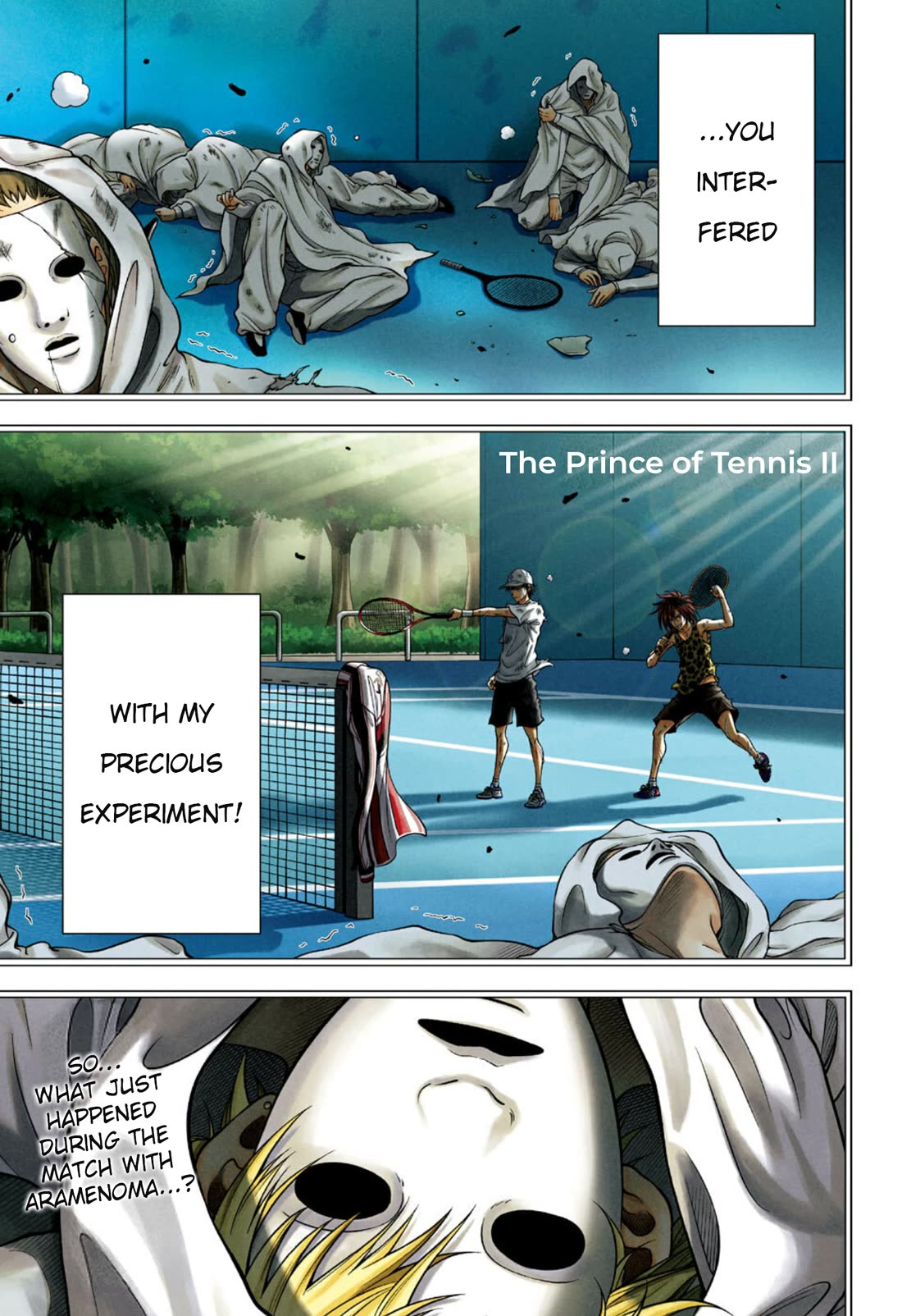New Prince of Tennis Chapter 383 page 1 - Chapter 383: The Masked Man
