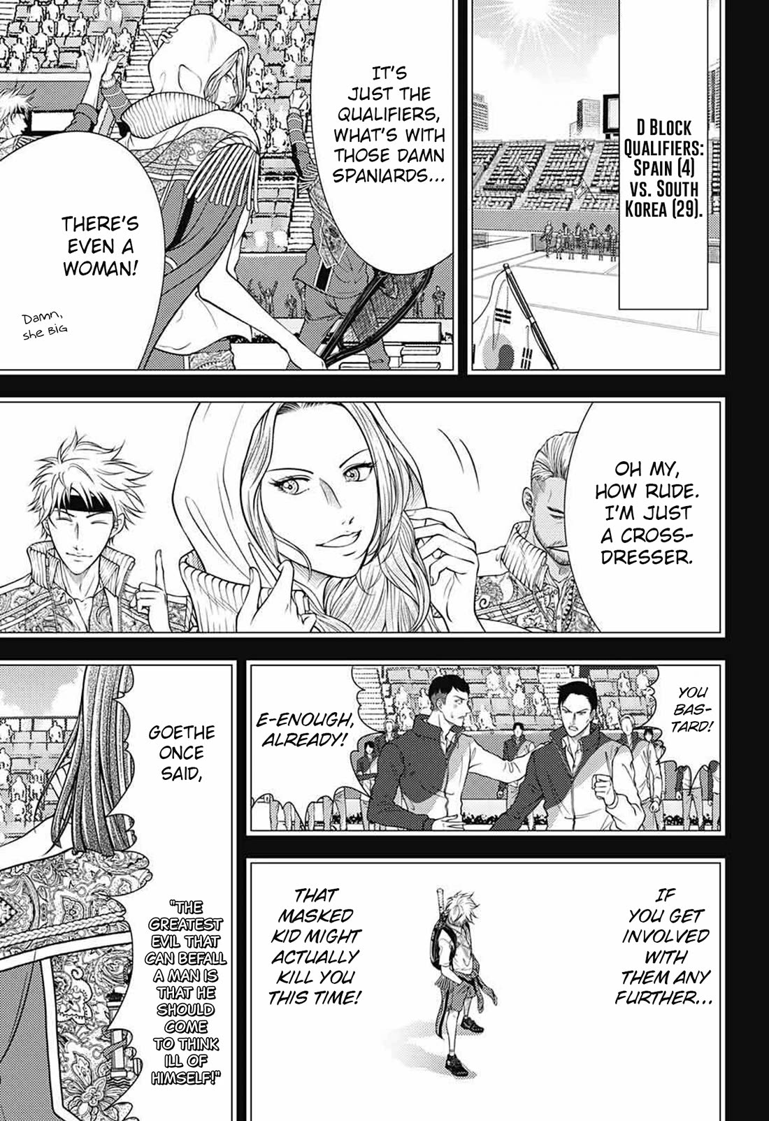 New Prince of Tennis Chapter 383 page 3 - Chapter 383: The Masked Man