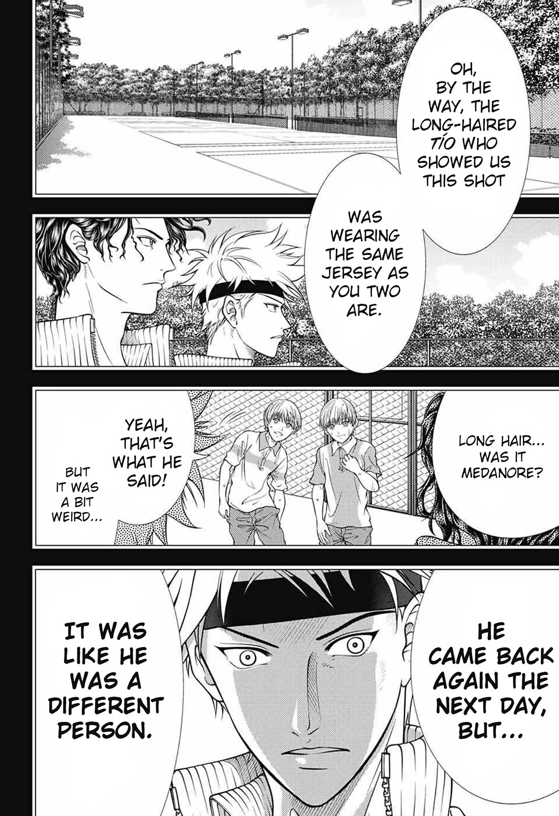 New Prince of Tennis Chapter 385 page 10 - Chapter 385: The Twins' Testimony