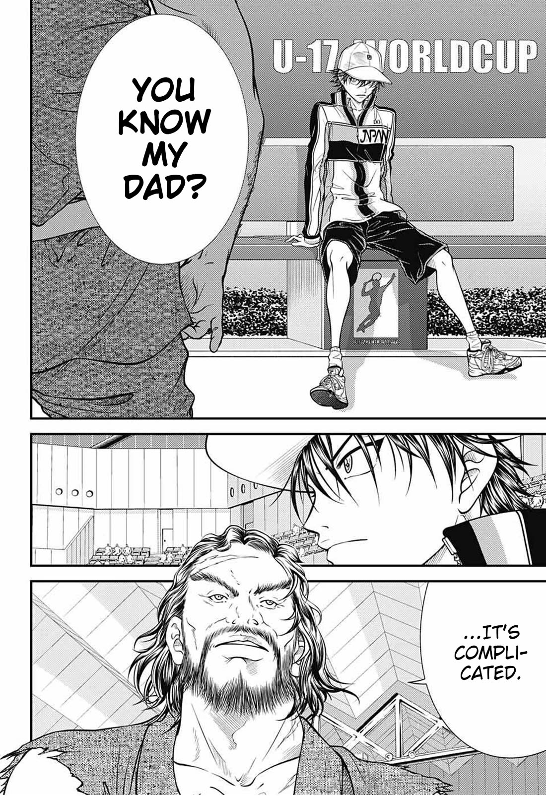 New Prince of Tennis Chapter 389 page 3 - Chapter 389: The Final Hyoutei Cheer