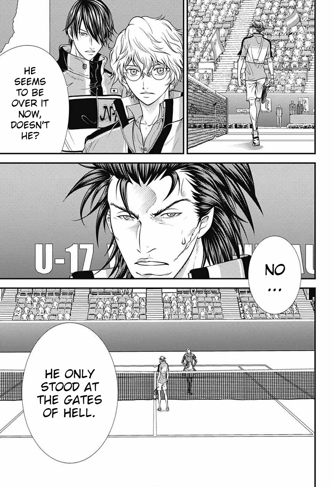 New Prince of Tennis Chapter 389 page 8 - Chapter 389: The Final Hyoutei Cheer