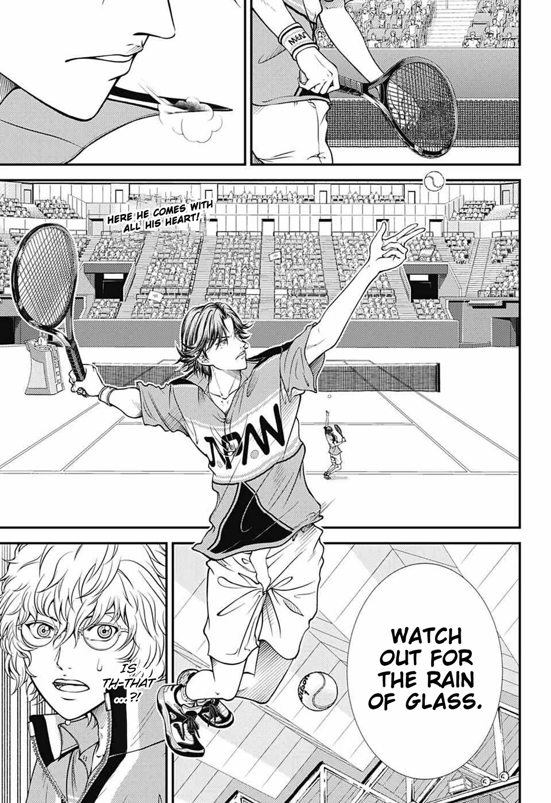 New Prince of Tennis Chapter 390 page 1 - Chapter 390: His Exposed Skills