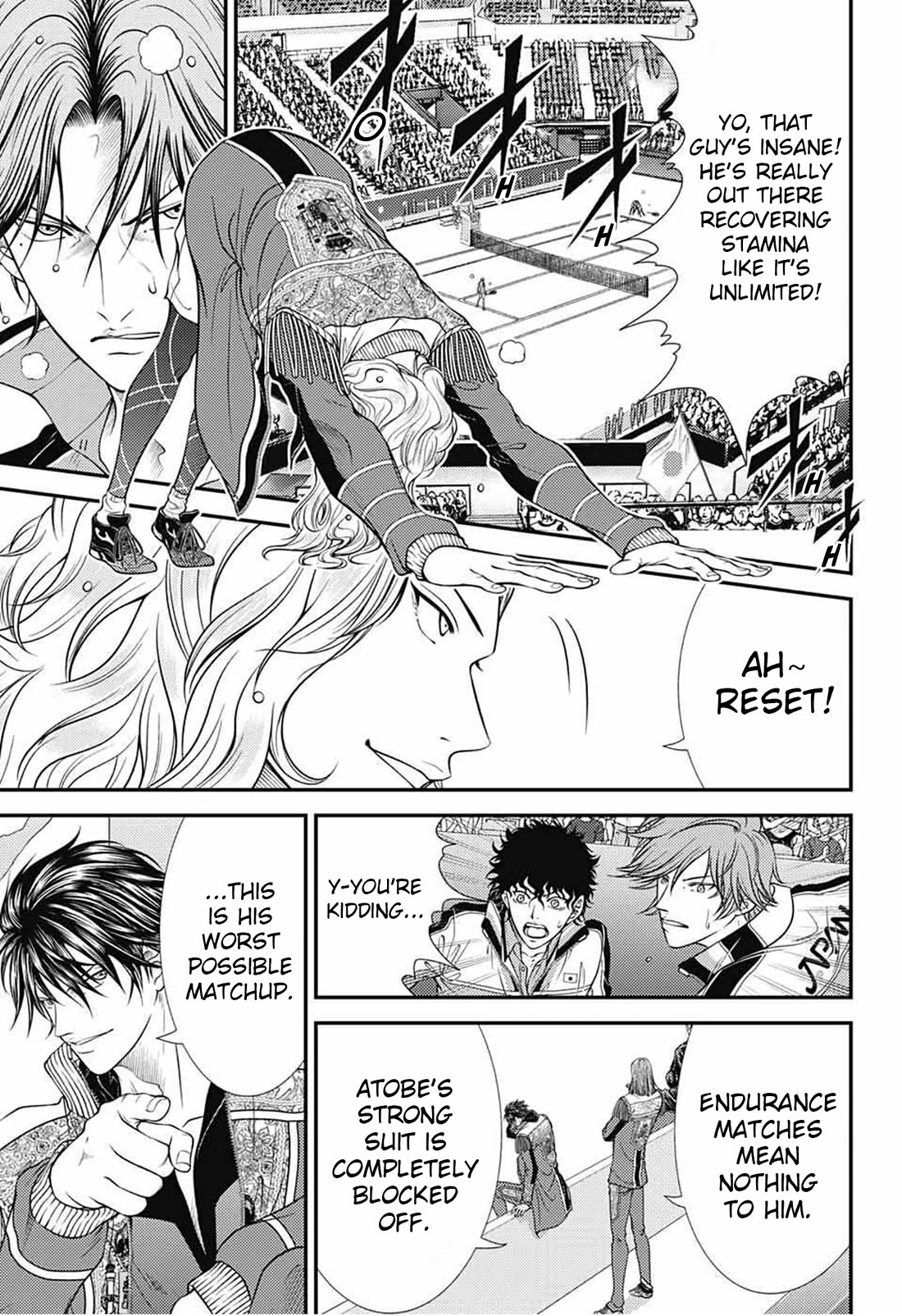 New Prince of Tennis Chapter 390 page 14 - Chapter 390: His Exposed Skills