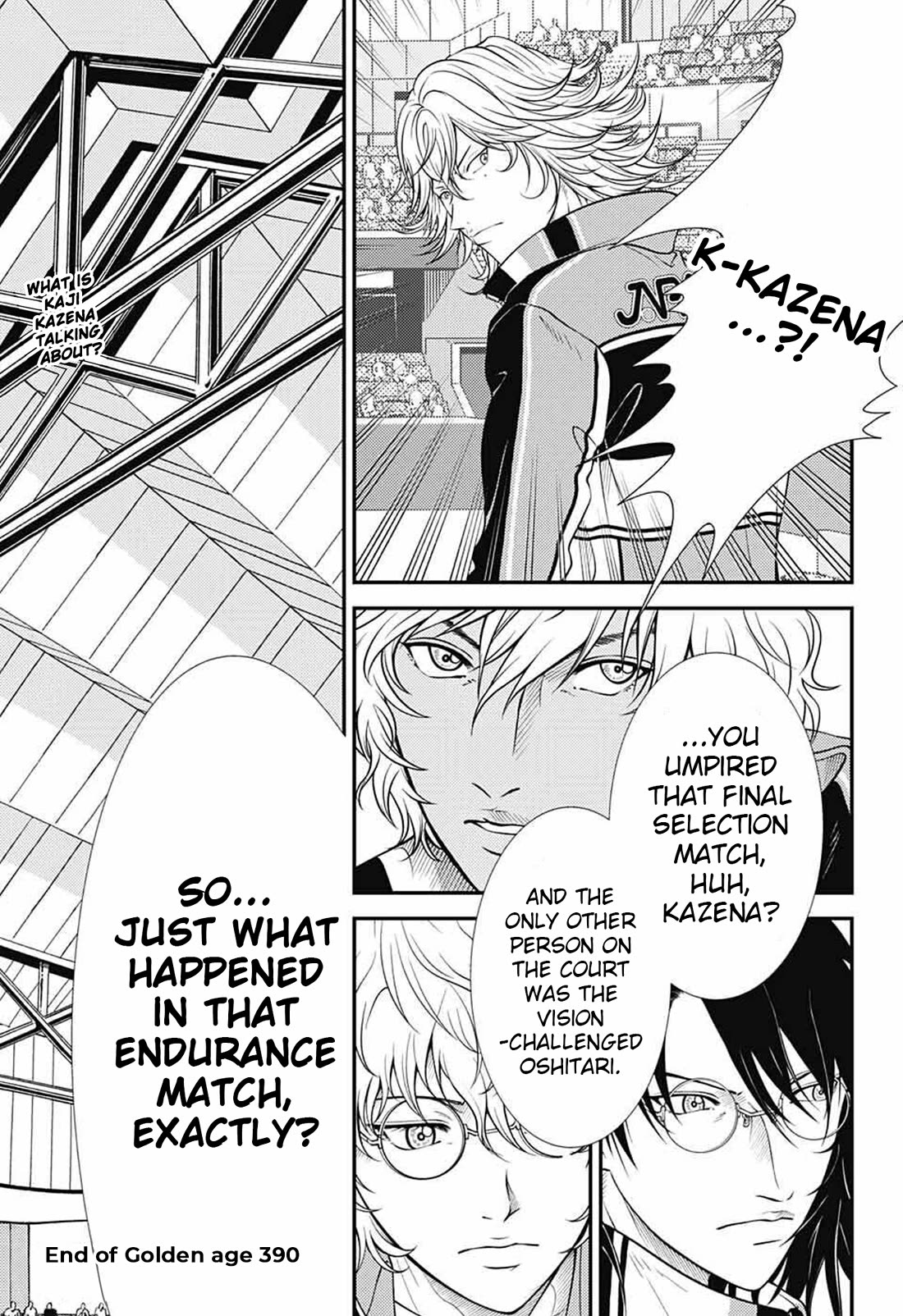 New Prince of Tennis Chapter 390 page 16 - Chapter 390: His Exposed Skills
