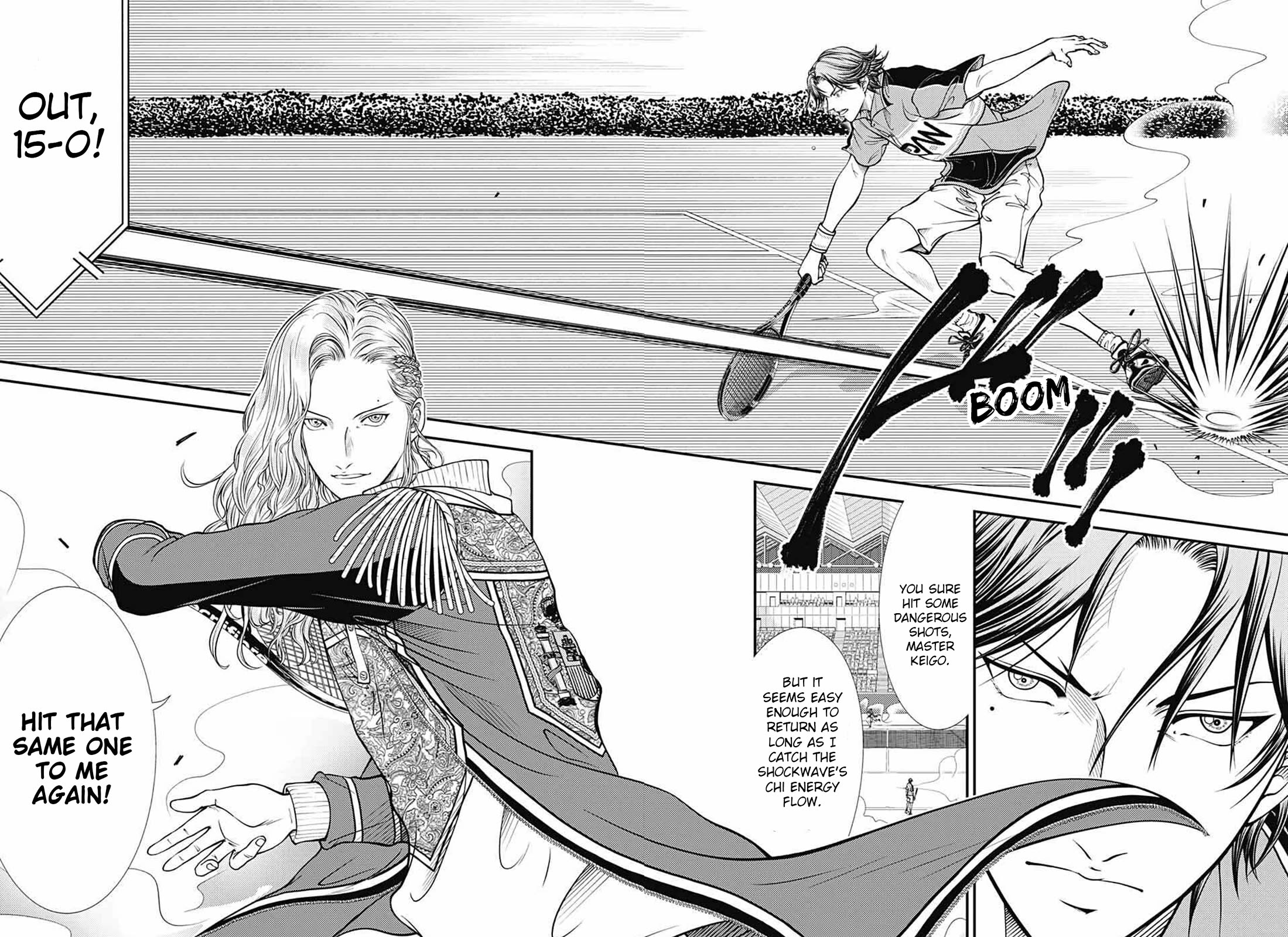 New Prince of Tennis Chapter 390 page 4 - Chapter 390: His Exposed Skills