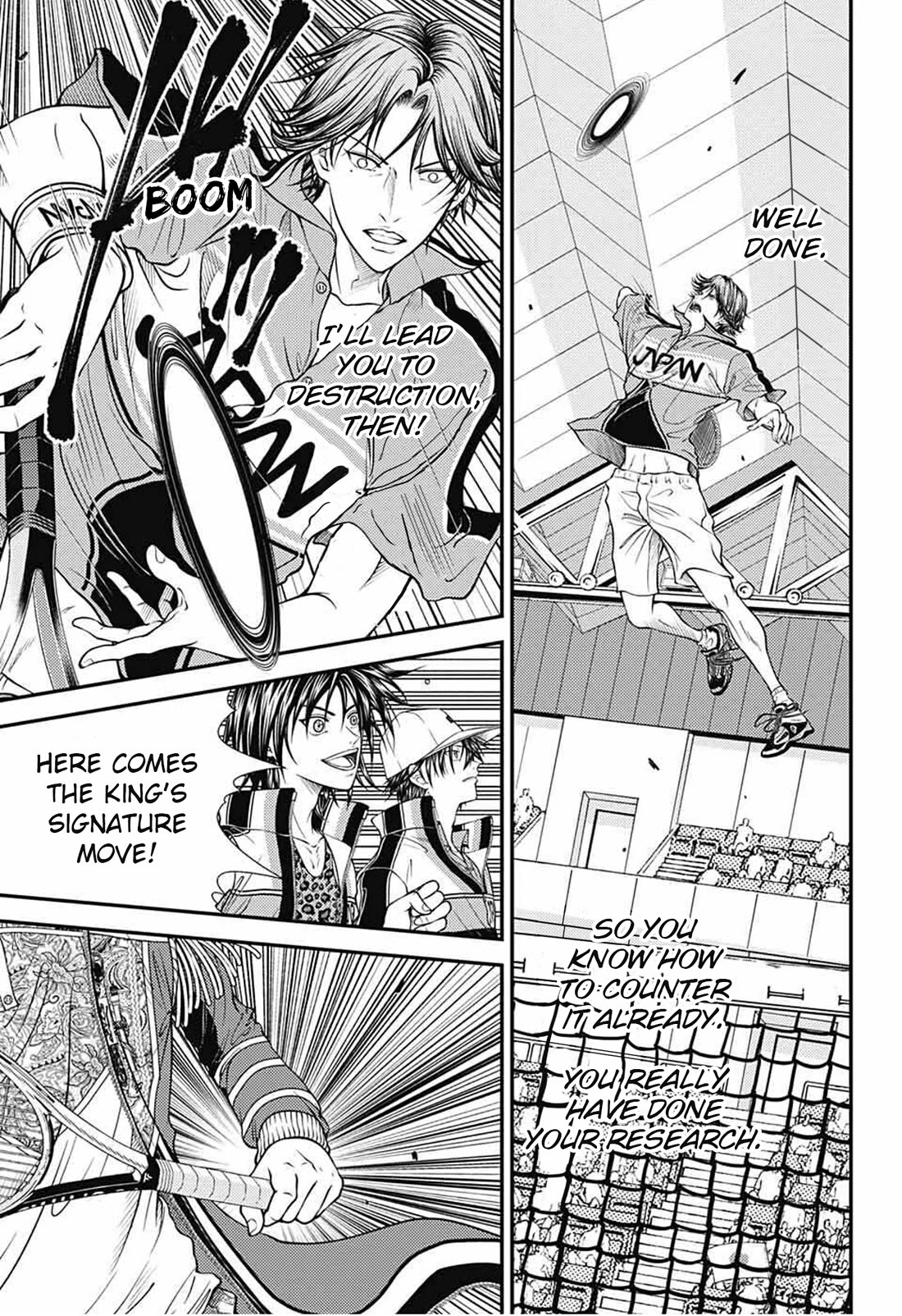 New Prince of Tennis Chapter 390 page 6 - Chapter 390: His Exposed Skills