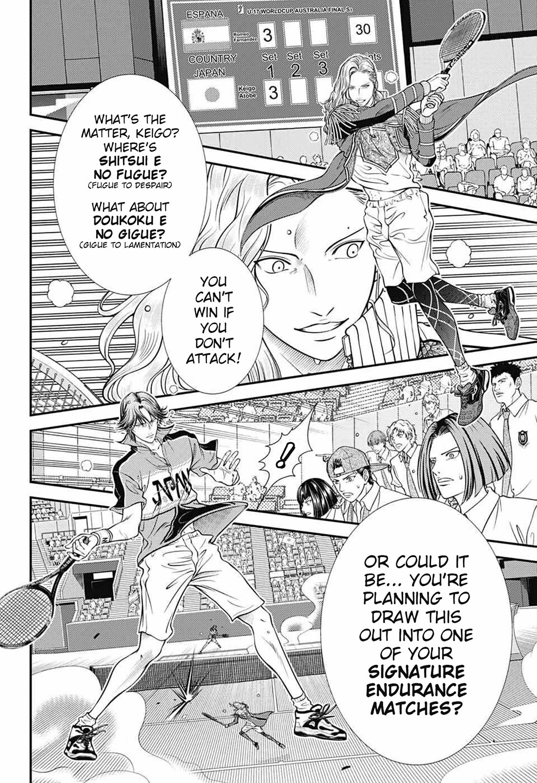 New Prince of Tennis Chapter 390 page 9 - Chapter 390: His Exposed Skills
