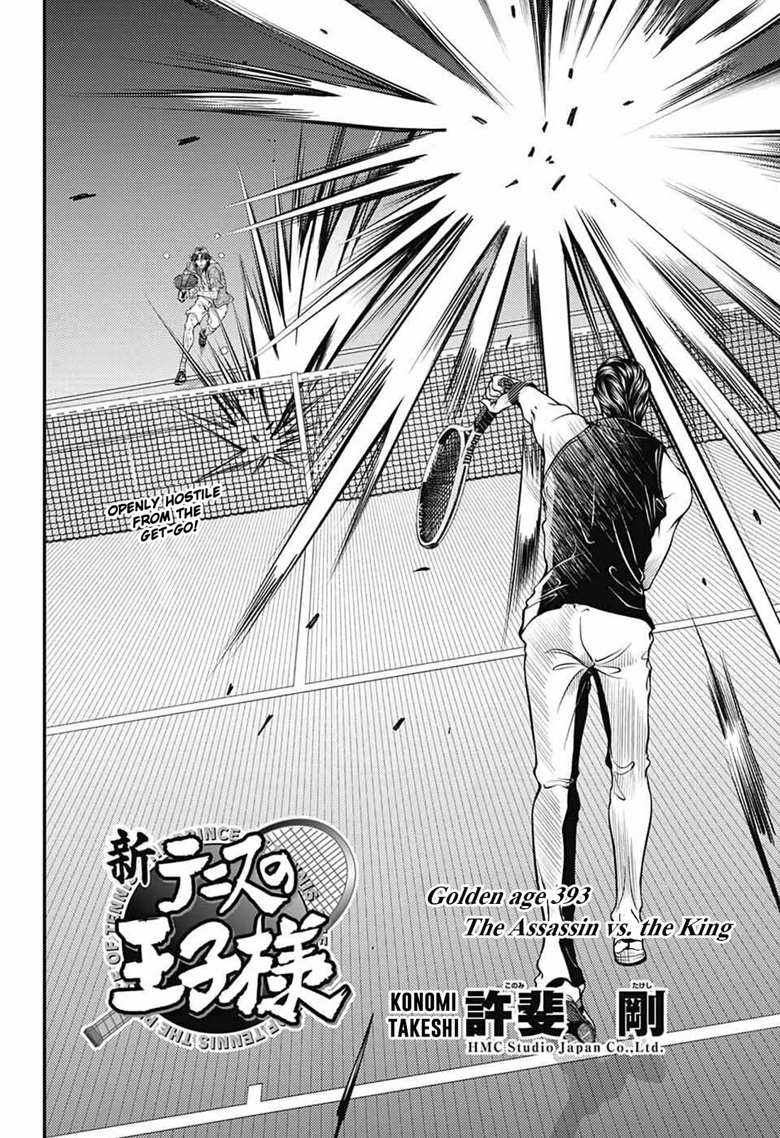 New Prince of Tennis Chapter 393 page 2 - Chapter 393: The Assassin vs. The King