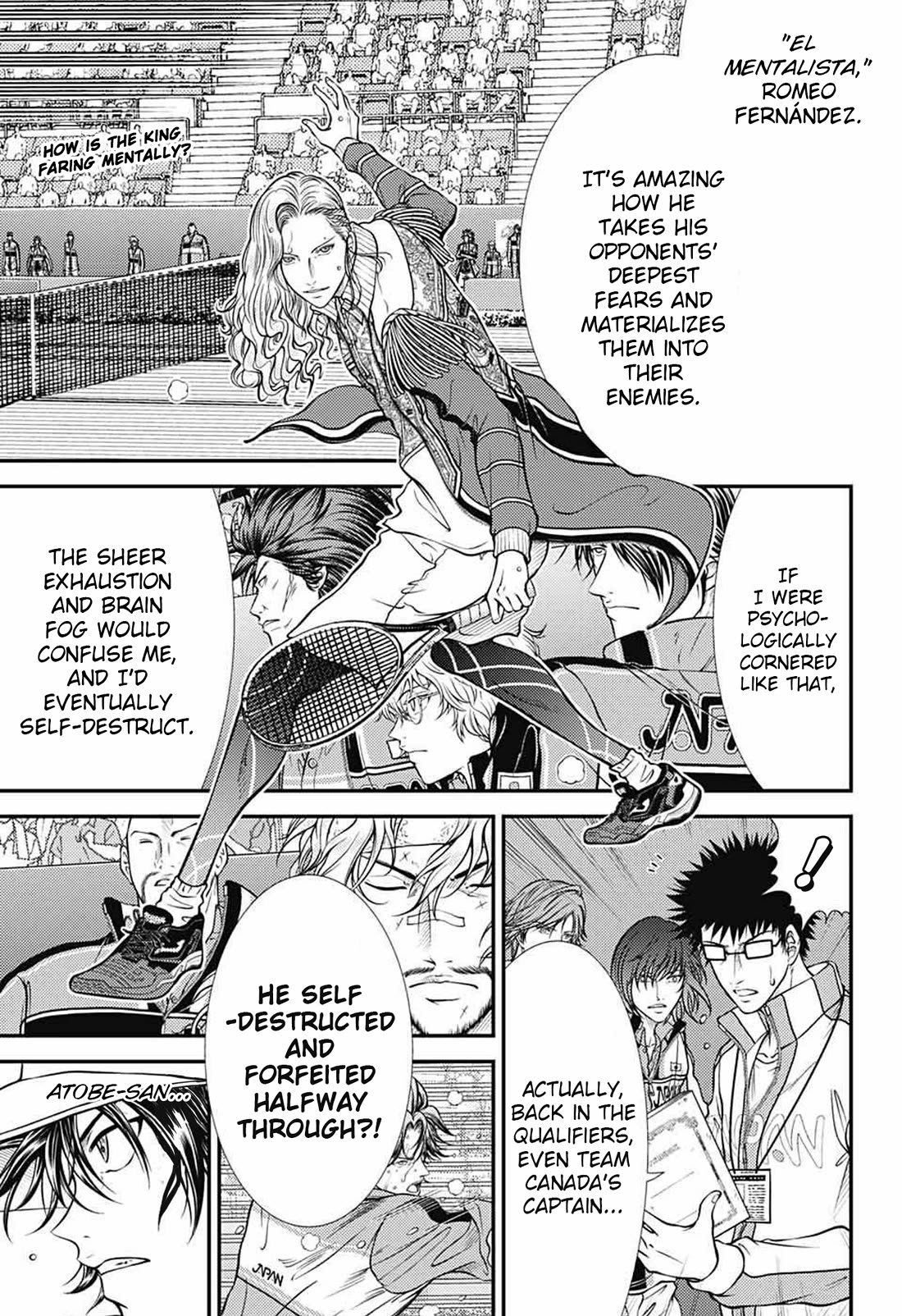 New Prince of Tennis Chapter 394 page 1 - Chapter 394: The Bible vs. The King