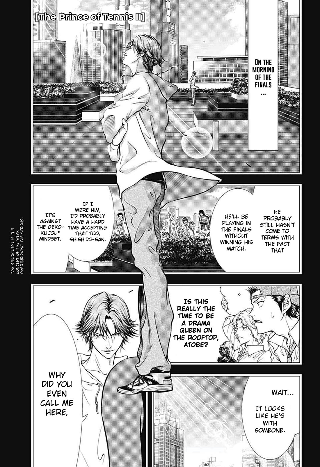 New Prince of Tennis Chapter 398 page 1 - Chapter 398: Transcendence