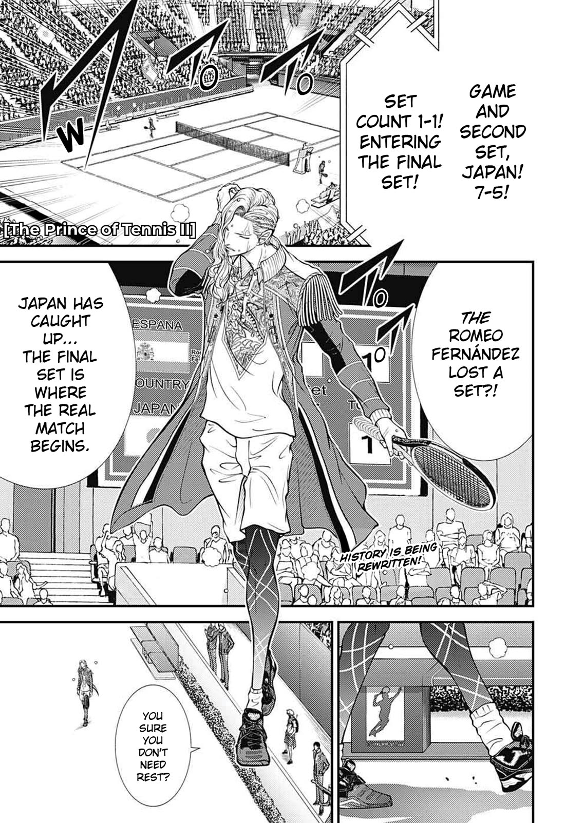 New Prince of Tennis Chapter 401 page 1 - Chapter 401: Infinite Evolution