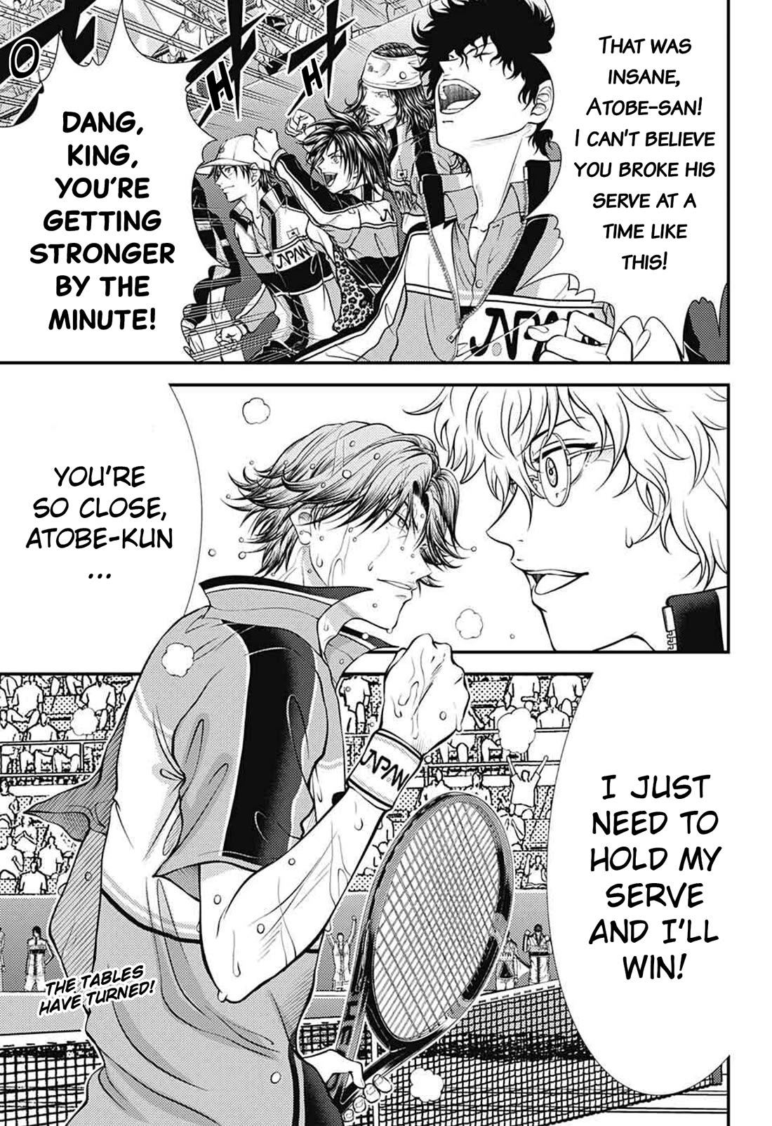 New Prince of Tennis Chapter 402 page 1 - Chapter 402: Do Your Best!
