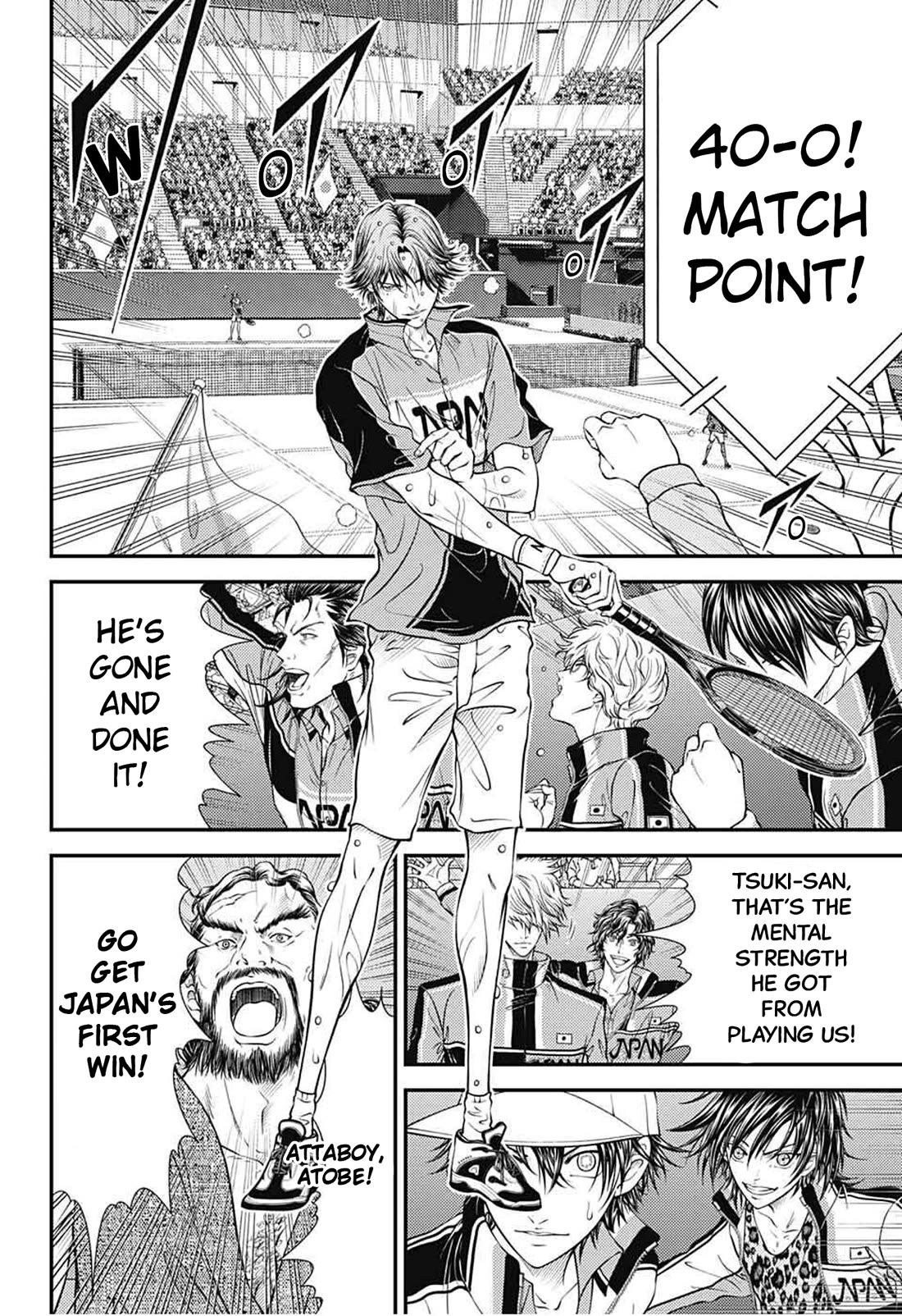 New Prince of Tennis Chapter 402 page 8 - Chapter 402: Do Your Best!