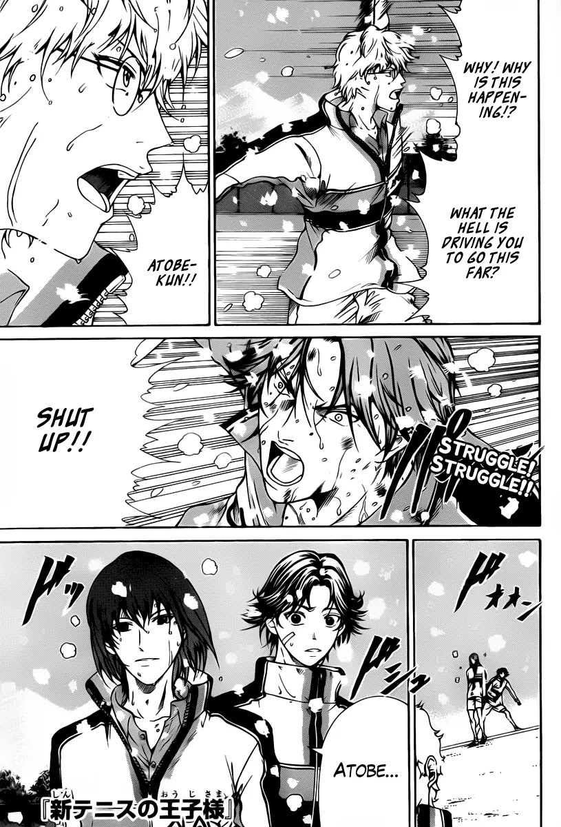 New Prince of Tennis Chapter 46 page 1 - Chapter 46 : For the Sake of the Struggle