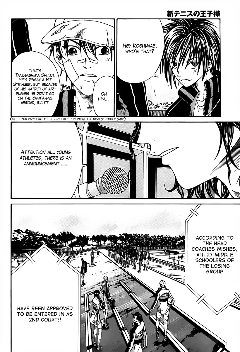 New Prince of Tennis Chapter 48 page 8 - Chapter 48 : The Returns Of The Losers