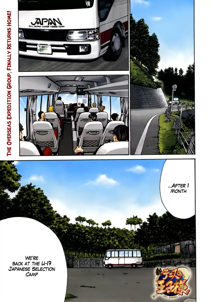New Prince of Tennis Chapter 50 page 1 - Chapter 50 : VS The Overseas Expedition Group