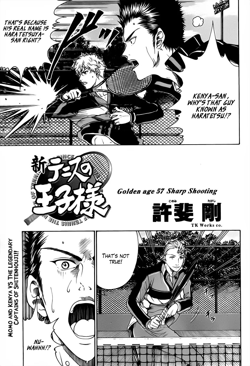 New Prince of Tennis Chapter 57 page 1 - Chapter 57 : Sharp Shooting