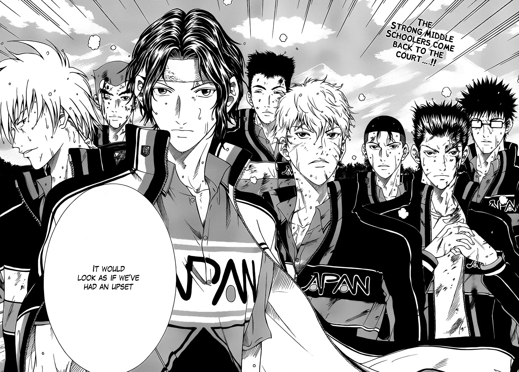 New Prince of Tennis Chapter 64 page 10 - Chapter 64 : Farewell, Strong Middle Schoolers