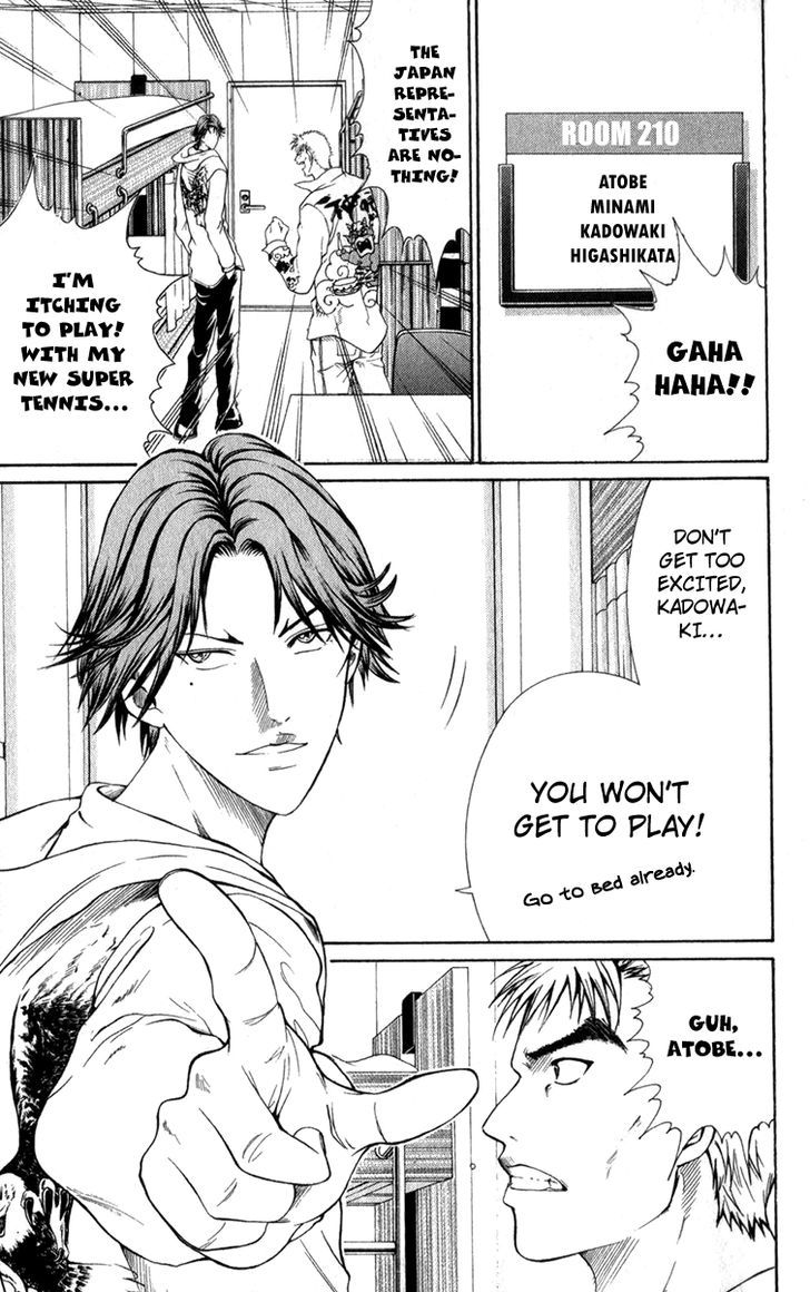 New Prince of Tennis Chapter 69 page 18 - Chapter 69 : The Night Before the Decisive Battle