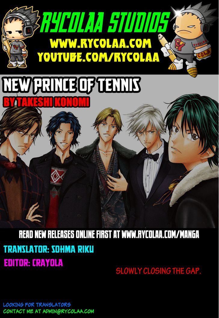 New Prince of Tennis Chapter 74 page 1 - Chapter 74 : Abnormality