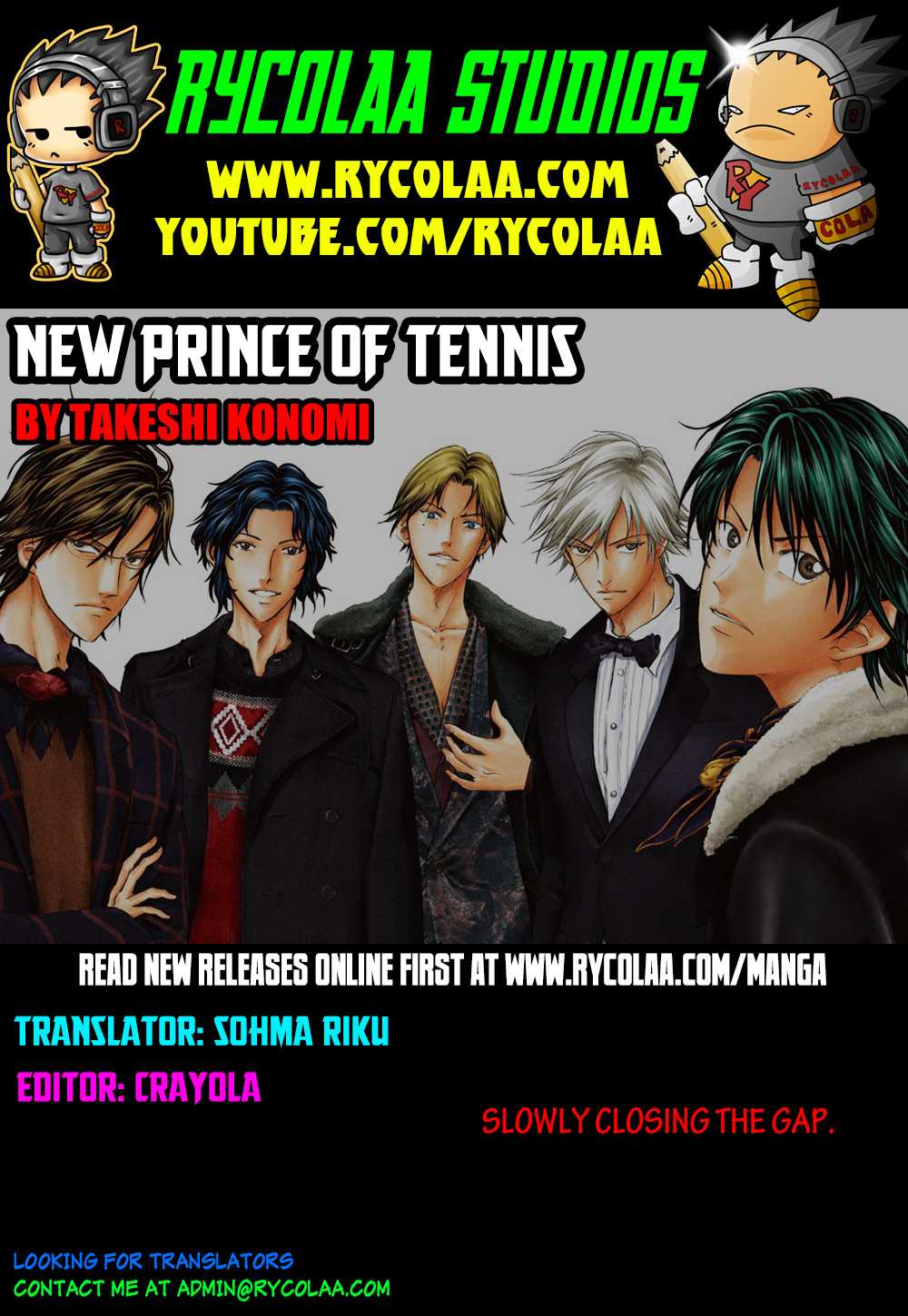 New Prince of Tennis Chapter 75.2 page 1 - Chapter 75 v2 : An Unseemly Sight