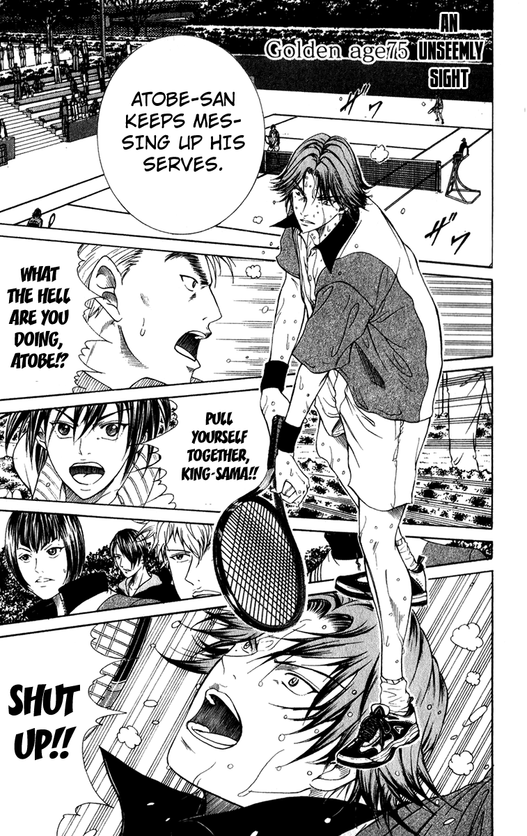 New Prince of Tennis Chapter 75.2 page 3 - Chapter 75 v2 : An Unseemly Sight