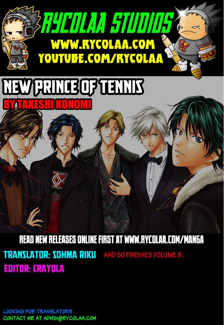 New Prince of Tennis Chapter 77 page 1 - Chapter 77 : Something lost