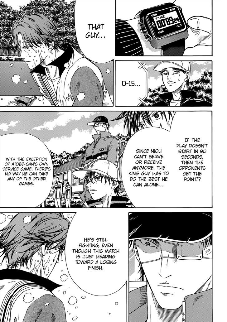 New Prince of Tennis Chapter 79 page 9 - Chapter 79 : A Losing Finish